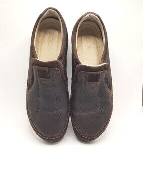 ECCO Leather & Suede Slip-On Comfort Shoes Brown Women’s EU 37 / US 6-6.5